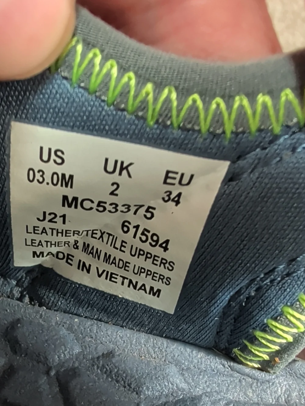Merrell Kids Navy and Lime Hydro Closed-Toe Water Sandals